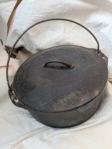 Vintage Lodge 10 1/4 In 8 DO USA Cast Iron Dutch Oven Pot Lid # 8 lid usa - $50.92
