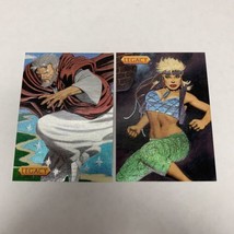 1993 Majestic Legacy the Protector D1&amp;D2 Dyna Etch Foil Chase Lot of 2 C... - $10.89
