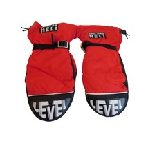 Level Mens Red Heli Snowboard Gloves Size Large - $11.87