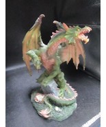 Arcadia Summit California green dragon figurine 9&quot; - $40.73 CAD