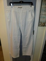 LAGACI White Summer Lightweight Pants Size M Womens&#39; EUC - £18.94 GBP