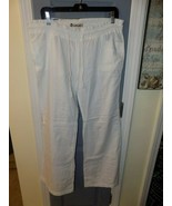 LAGACI White Summer Lightweight Pants Size M Womens&#39; EUC - $31.35