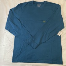 LL Bean Long Sleeve Mens Crew Neck T Shirt Size Small Regular Blue New W... - £23.91 GBP