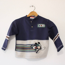 Vintage Kids Walt Disney Mickey Football Sweatshirt - £21.65 GBP
