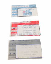 Vtg LOT of (3) MLB Ticket Stubs 1980s 90 Chicago White Sox Sammy Sosa 2 ... - £52.20 GBP