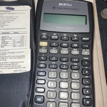 Texas Intruments Ba Ii Plus Business Analyst Calculator Tested Pics - £11.17 GBP