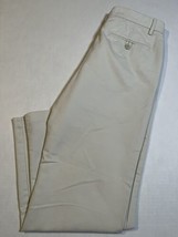 VAN HEUSEN Pants Size 30 x 30 Men&#39;s Traveler Comfort Waist Tan Cotton Blend - £10.20 GBP