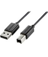 Insignia USB 2.0 A to B Cable Black 6ft for PC Printers Inkjet HP Epson ... - £8.14 GBP