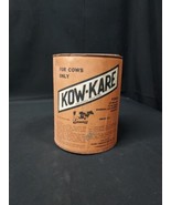 OLD Kow-Kare Tin Cardboard Can Dairy Association Lyndonville Vermont COW... - €16,05 EUR