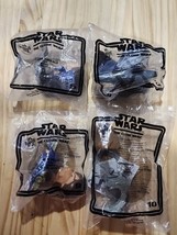 STAR WARS The Clone Wars Happy Meal Toys McDonalds Lot Of 4 5,9,10,13 - $12.62