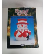 New Young Inc Red &amp; White Snowman Cookie Jar - $22.76