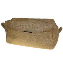 Natural Jute Toiletry Cosmetics Travel Bag Makeup Environmentally Friendly - £7.75 GBP