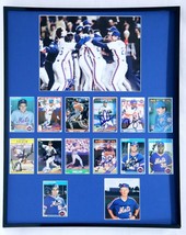 1986 New York Mets World Series Champs Team Signed Framed 16x20 Photo Display - £395.67 GBP