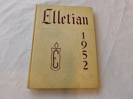 1952 Elletian Ellet High School Year Book Akron Public School - £27.68 GBP
