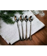 REED &amp; BARTON ARLINGTON NEWTON 4 Iced Tea Spoons  Stainless Steel 18/10 ... - £18.29 GBP