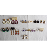Costume Jewelry Pierced Earrings Fashion Statement Lot 15 Pairs Wearable... - $312.79 MXN