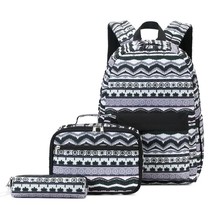 Cute  School Backpack for Girl Boy Teens Bookbag Set Laptop Daypack Lunch Tote P - £138.09 GBP