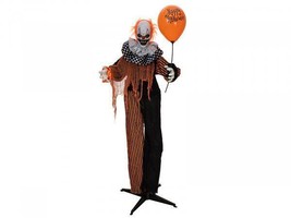 EUROPALMS Halloween Figurine Clown With Balloon, Animated, 166cm - £66.79 GBP