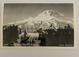 Summer View Timberline Lodge Mt.Hood Oregon Postcard RPPC Photo Jim Nutter - £7.51 GBP