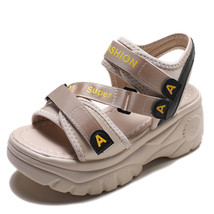 platform sandals women summer shoes buckle Slides casual sandals women&#39;s sports  - £37.19 GBP