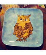 Owl Dish Ceramic Serving Dish kitchen home decor - £35.86 GBP
