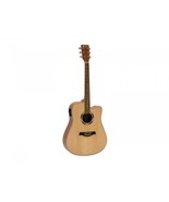 Dimavery JK-500 Acoustic Guitar, Cutaway, Natural - £119.58 GBP