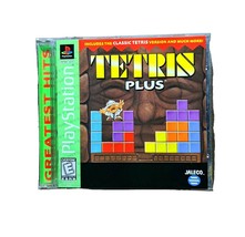 Rare Tetris Plus BLACK DISC Sony Play Station 1 Ps1 Retro Vintage Game Free Ship - £17.20 GBP
