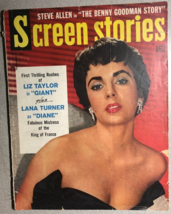 SCREEN STORIES magazine February 1956 Liz Taylor cover - £11.81 GBP