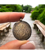Jewelry Pendant Silver 84 Saint Barbara Marked Antique Imperial Christian - $111.14