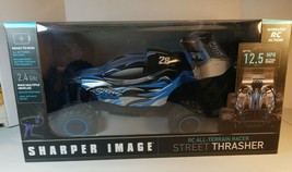 Sharper Image Blue All-Terrain Race Car RC Dirt Rodder Radio Controlled NEW - $37.95