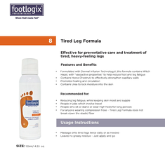 Footlogix Tired Legs Formula, 4.2 Oz. image 5