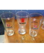 Collectable 3 Beer Glasses MICHELOB &amp; 2 BECK&#39;S - £10.87 GBP
