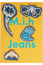 MIH Jeans Girls Acid Trip AC192 Patches Denim Multicolour - £30.48 GBP