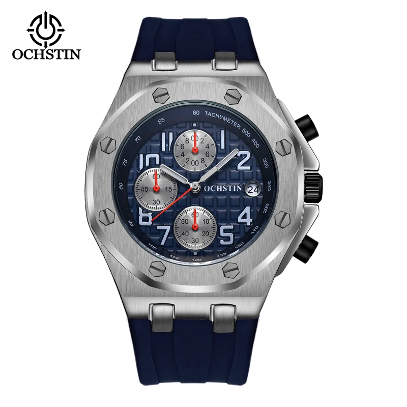 OCHSTIN Pilot TPU Strap Mens Quartz Watch Casual  Business s Mens Multi-function - $41.00