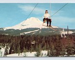Sci Sollevamento Mount Hood Sci Area Oregon O Unp Cromo Cartolina P3 - $4.05
