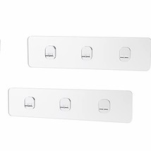 2-Pack Waterproof Heavy-Duty Adhesive Wall Hooks - $30.68