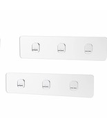 2-Pack Waterproof Heavy-Duty Adhesive Wall Hooks - €26,46 EUR