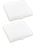 2-Pack S97011813 8’’ x 7’’ Light Cover for Nutone Broan Bathroom Vent Fa... - $36.53 CAD