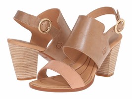 Women&#39;s Born Cindie Sandals, D90028 Sizes 9-11 Sabbia/Rosa Full Grain Leather Li - £80.38 GBP