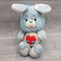 1984 Kenner Care Bears Cousins Swift Heart Rabbit Stuffed plush toy 11&quot; Sitting - £23.45 GBP