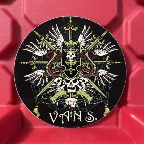 Vans Sneakers Shoes Promotional 3.25” Sticker Skeletons Swords Pirate Th... - $4.49