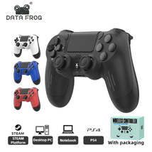 DATA FROG Bluetooth-Compatible Wireless Controller For PS4 &amp; PC Vibration 6-Axis - £18.43 GBP