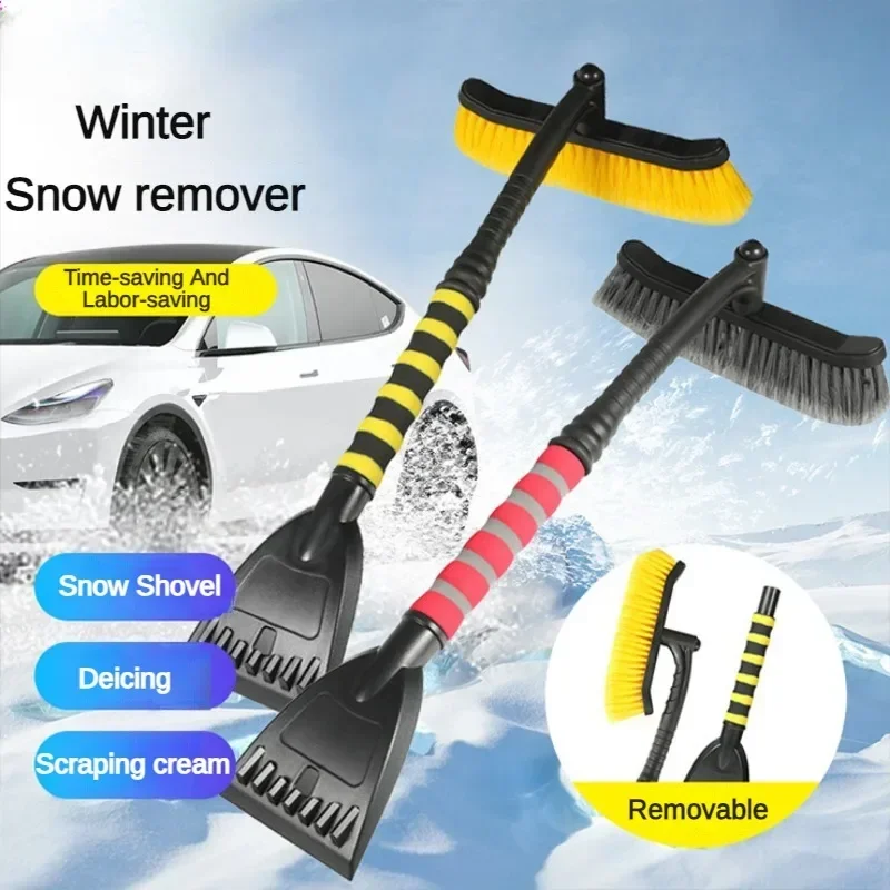 Car Snow Removal Shovel Detachable Snow Brush De-icing and Defrosting Cleaning - £14.29 GBP+