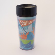 Starbucks Coffee Company Crabs 16oz Tumbler 1998 Double Insulated Travel... - $21.73