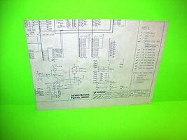 Konami DEVASTATORS Original 1988 Video Arcade Game Schematic Diagram 2 S... - $8.09