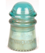 Blue Insulator-Hemingray 9-Telegraph-Telephone-USA-Antique-Made in USA-vtg - €24,31 EUR