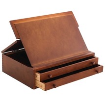 Artisan&#39;s Choice Walnut Storage Box with Adjustable Drawers and Foldable... - $2,029.70 MXN