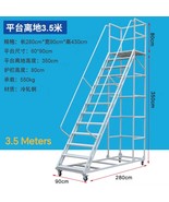 Mobile Climbing Platform Ladder with Wheels, For Warehouses and Supermar... - $3,774.79 CAD