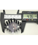 TO-3 Black Aluminum Diamond Shape Heat Sink 48x34mm - $4.08 CAD