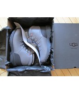 UGG Shoes Boots Holmar Leather Gray Size 13 Waterproof New in Box $180 - $195.65 CAD